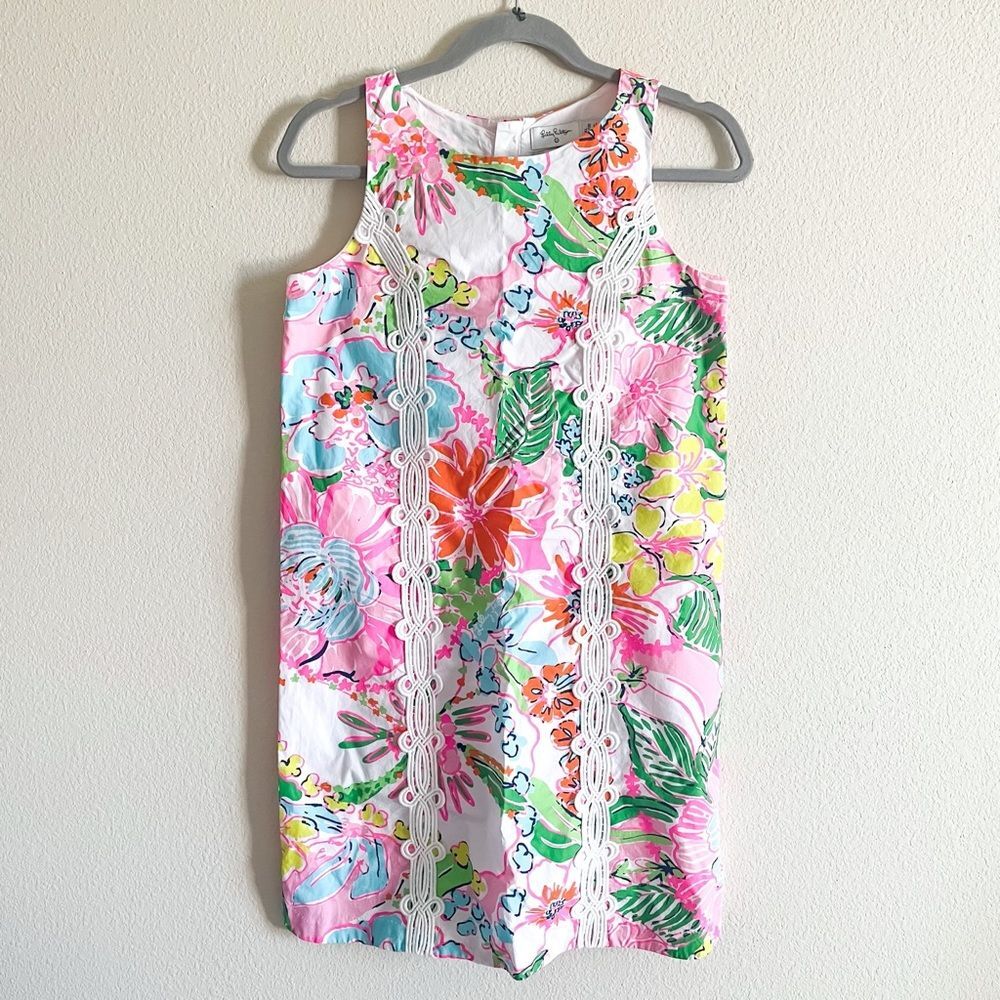 NWOT Lilly Pulitzer Nosey Posey Girl’s Shift Dress